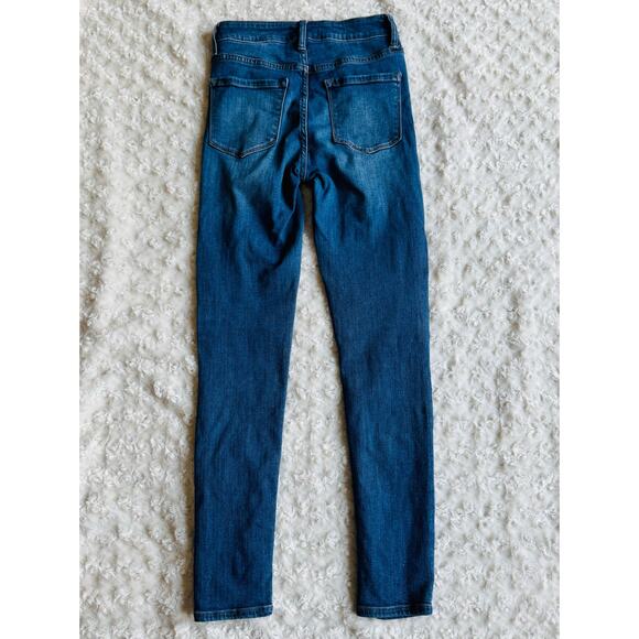 Vervet by Flying Monkey High Rise Skinny Fit Cotton Denim Blue Jeans VT106 Sz 24 - Picture 9 of 10